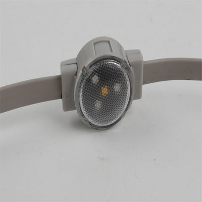RGB SMD3535 Vollfarbige LED-Pixel 30mm 12V 1W runde wasserdichte LED-Weihnachtslichter mit Objektivdeckel
