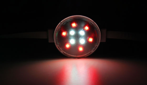 0.3W Epistar Chip 50mm RGB LED Point Light Wasserdicht Außen IP67 mit PC-Körper