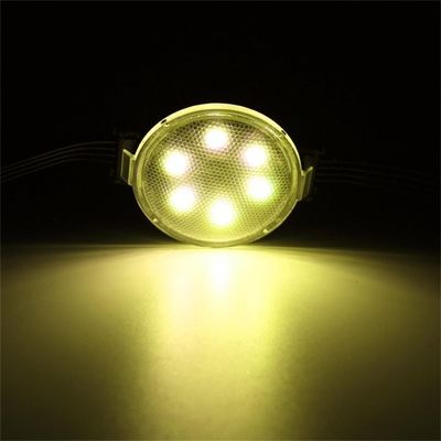 Lichtquelle mit einem Durchmesser von 50 mm, rot-grün-blau, monochrom, 24 V, außen, dauerhaft