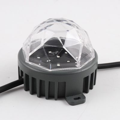 Anpassbares 100 mm IP67 Wasserdicht DC24V 50MM DMX LED RGB Pixellicht Programmierbares Outdoor-Led-Projekt-Led-Punktlicht