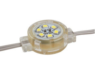 Wasserdichtes RGB LED Pixelpunktlicht IP65 0,5 W DC12V SMD2835 30mm 30000H
