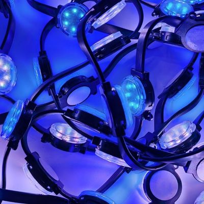 Wasserdichtes Außenlicht mit 40 mm Pixel-LED-Punktlicht mit 24v Arbeitsspannung und 120° Strahlwinkel