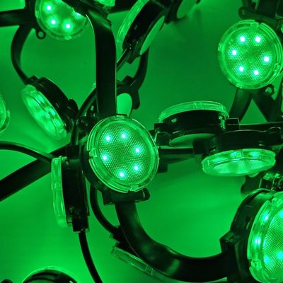 DMX512 Controller Farbenfrohe 40mm Pixel LED-Punktlicht für dekoratives Gebäude