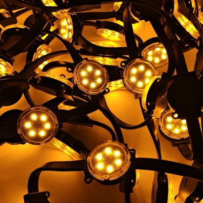 Hohe Helligkeit 50mm Pixel LED-Punktlicht Einzel DMX 512 Thema Dekorationsgebäude