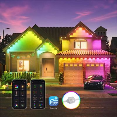 Weihnachtsdekoration im Freien 160 Led RGBW SMD5050 Eave-Leuchten mit Fernbedienung