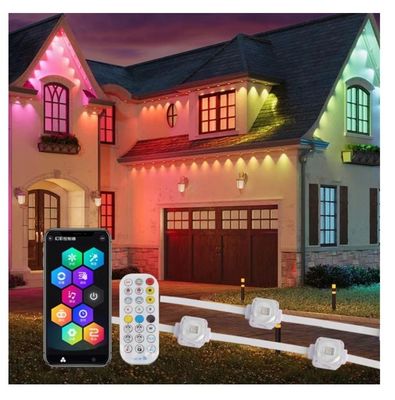 PC Shell Außenleuchte IP67 WIFI Steuerung 20*12,5mm DC12V/24V App RGB Dauerleuchten für den Außenbereich