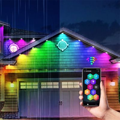 25mm Durchmesser LED-Evel-Leuchten für Weihnachtsdekorationen, IP67 RGB Punktlichtquelle Stringleuchten
