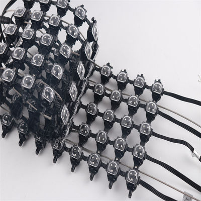 RGB-Flexible LED-Bühnen-Vorhangbildschirm IP67 LED-Gitter-Videowand für Werbeanzeigen