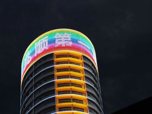 Epistar LED Chip Net Video Wand Weich flexibel Werbung LED-Display für Innen- und Außenbereich