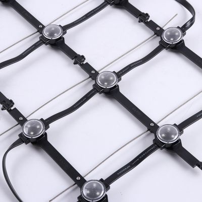 Outdoor Flexible LED Net Screen Wasserdicht IP67 LED Video Mesh DMX512 P62.5 DC12V RGB