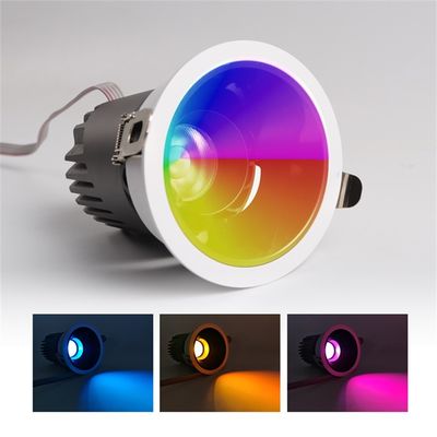 Ceiling Spot Downlight 20W LED Recessed Spotlight with Adjustable Luminous Value and Colorful Lights