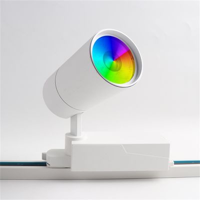 360 Einstellbare bewegliche LED-Spurleuchten Moderner asiatischer Stil Aluminiumkörper Für Innenläden Mahlzeitenbars