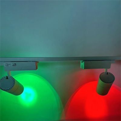 Adjustable Movable LED Track Lights with IK10 Impact Resistance Level for Modern Asian Style Indoor Shops and Museums