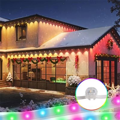 20mm RGBW LED Eaves Light for Outdoor Christmas and Halloween Decorations 30000 Hours Lifespan