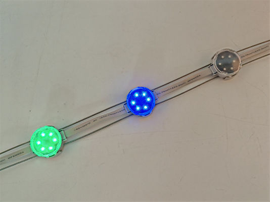 Weihnachts-LED-Pixelpunktbeleuchtung Lichter 2835 30mm 12V Außen Aluminiumprofil Permanente programmierbare Beleuchtungsstrecke