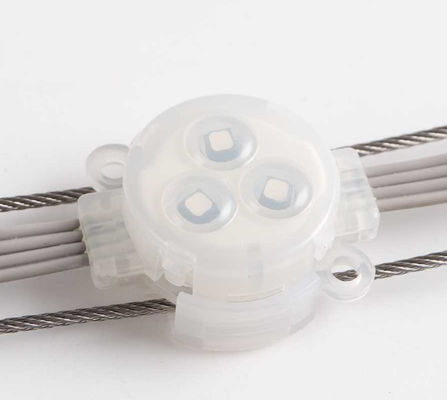 DC 12V 3 pcs SMD 5050 Diffused RGB LED Pixel , Addressable RGB LED Strip 30mm led pixel point light