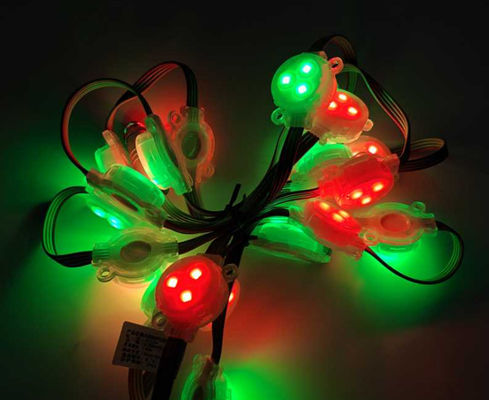 DC 12V 3 Stück SMD 5050 Diffuse RGB LED Pixel, Adressierbares RGB LED Streifen 30mm LED Pixel Punktlicht