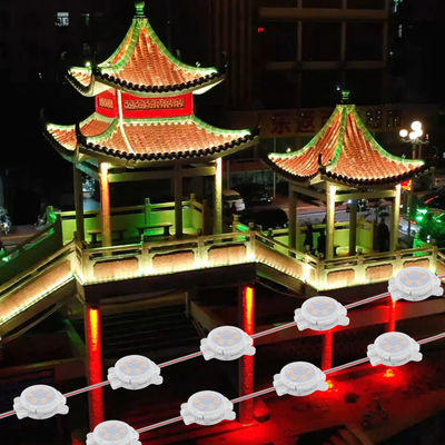 Permanente Aluminium-Spur RGB 30mm 24V LED-Pixelleuchten für Urlaubsdekorationen im Freien IP67