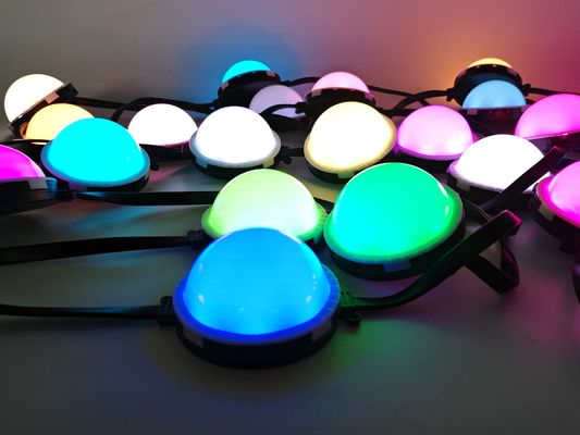 DMX512 IC Chip Wasserdichtes Aluminiumprofil LED Pixel Punktlichter für permanente Weihnachtsdekoration bei DC12V Betriebsspannung