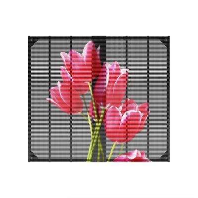 High Definition Led Grid Screen Full Color Indoor Mesh Transparent Grille Screen for Shopping Mall