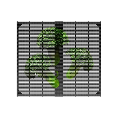 Hohe Transparenz LED Transparente Bildschirm Vollfarbe Werbung Glas Einkaufszentrum Ausstellungshalle