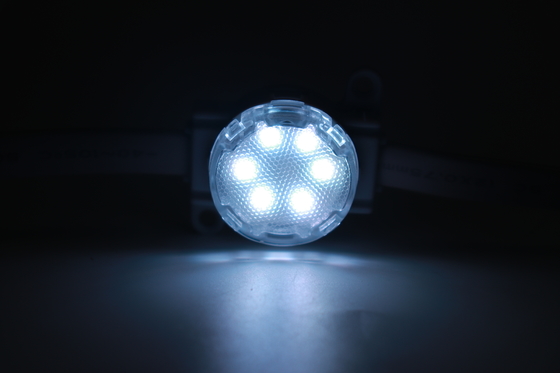 Fabrikbeleuchtung 30mm RGBW Spielplatz Vergnügungspark Wasserdicht Outdoor PIXEL Adressierbares LED Punktlicht