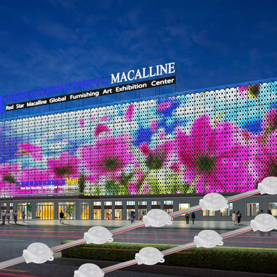 Helle 30mm Wasserdichte RGB Vollfarbige Outdoor IP67 DC12V SMD3535 LED-Quellpixel-Punktleuchte