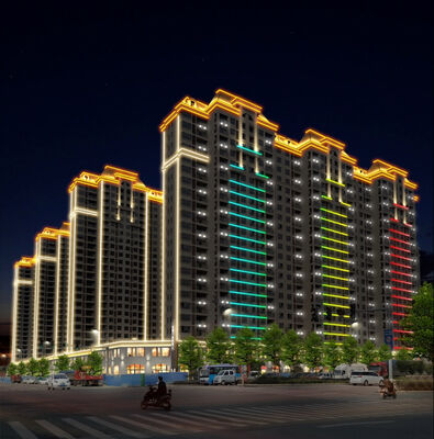 Dauerhaft IP67 Led Outline Light 50mm DC24V RGB Außenwasserdicht DMX512 Steuerung Kommerzielles LED-Punktlicht