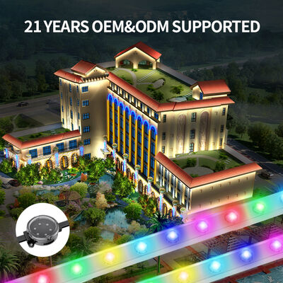 Adressierbare RGB Aluminium Led Point Lichtquelle IP67 Aluminium Profil Permanente Außen Led Point Weihnachtsleuchten