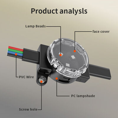 Hot Product LED Intelligente RGBW Farbenfrohe Lichtquelle Wasserdichte Scheibenleuchten Mobiltelefon APP Sprachsteuerung IP67