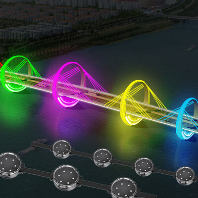 LED Pixel Punktlichtquelle IP67 24V 40mm 1,5W Außen RGB Außenbeleuchtung für Gebäude