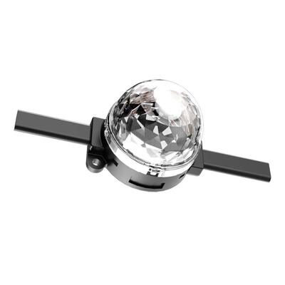 LED-Punktlichtquelle Außen IP67 12V 1W Langstreckenwasserdicht 40mm Pixel RGB