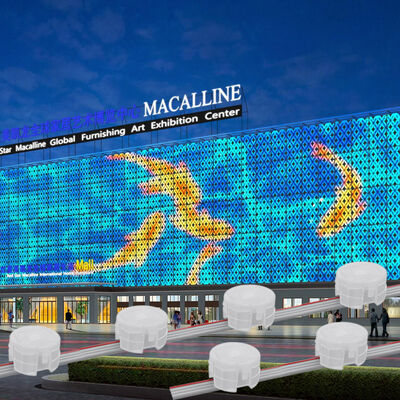 Outdoor IP67 Waterproof 19.83MM RGB Pixel Smart Eave Light with DMX512 Control