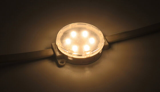 IP67 50 mm LED-Punktlichter mit hoher Helligkeit, wasserdichte RGBY-Landschaftsbeleuchtung mit PC-Gehäuse