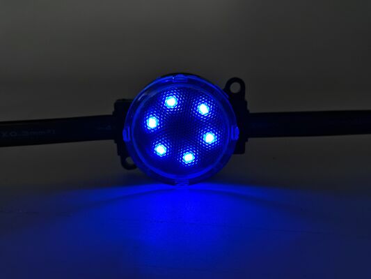 50mm IP67 Waterproof RGBW LED Pixel Light with DMX512 Control for Outdoor Building Facade Decoration