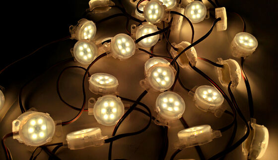 LED-Punktlichter am Straßenrand, 30 mm, IP67, PC-programmierbare Vollfarb-Konturbeleuchtung für Festival- und Event-Ambiente