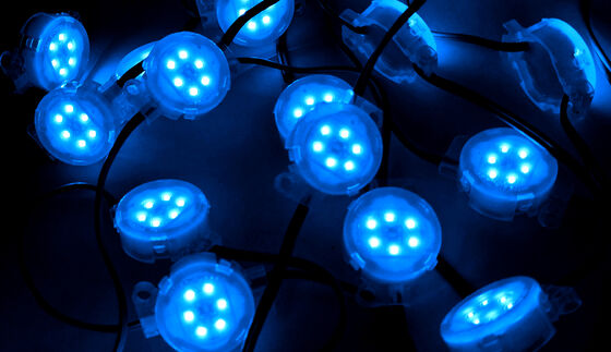 40mm Smart Adressible LED Pixel Light IP67 Wasserdicht hohe Helligkeit für Außenfassade Medienwand