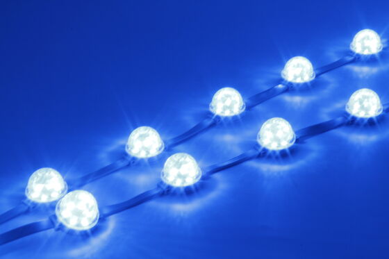 Niederspannung 48 Volt 40 mm Mini-LED-Punktlicht IP67 wetterfestes PC-Material Gebäude außerhalb Landschaft dekorative Lichter