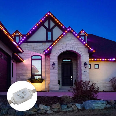 DC48V 40mm RGB Vollfarb-LED-Punktlicht IP67 wasserdicht für Wanddekoration im Freien