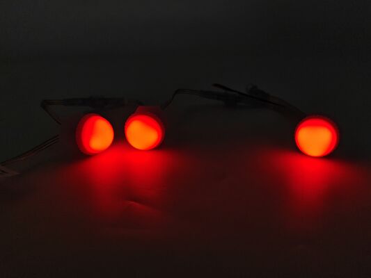 33mm Durchmesser IP67 Wasserdicht Vollfarbe RGB LED-Punktlicht für die Dekoration von Freizeitparks