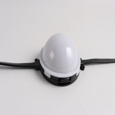 80mm LED-Punktlicht 80mm PC-Gehäuse mit Bayer-LED-Chips Steuerbare RGB IP67 Wasserdichte Lampe für Außenvergnügungspark Fassadendekoration