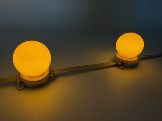 40 mm RGB-Vollfarb-24-V-IP67-PC-LED-Punktlicht für den Außenbereich, Gebäudefassade, Landschaft, Gartendekoration