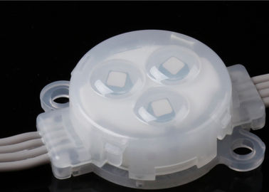 Programmierbares Pixel führte Punkt helles IP67 12V RGB PC Shell-Kleber-Material 0.8W