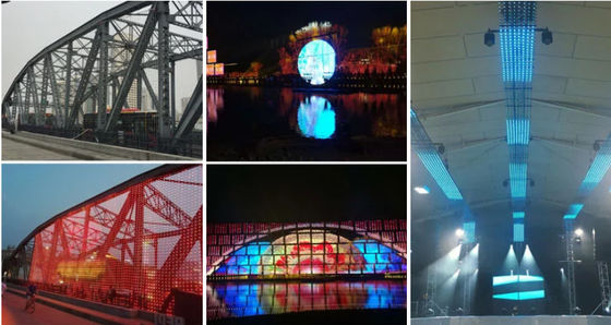 P100 LED Point Light Source Screen Full-color Advertising Screen Dmx512 Control SMD3535