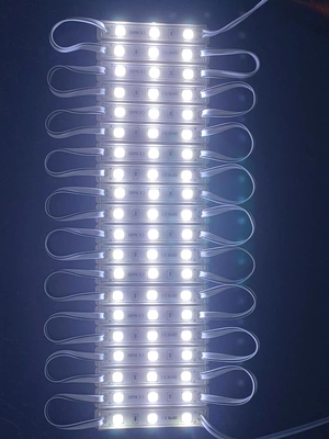12V 3-Licht SMD 2835 LED-Modul mit 1W Signallinse IP67 PC-Körper-Pixel-Leuchten für Außendekoration