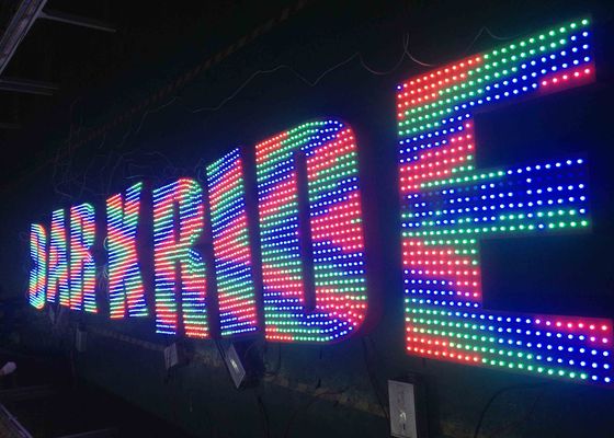 DC5V LED Pixel Light , Programmable 8mm Staw HatLED Channel Letter