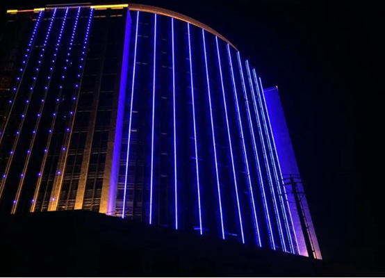 Programmierungsfassade im Freien, die IP67 Pixel 30mm 5050 3535 RGB LED Pixel-Licht beleuchtet